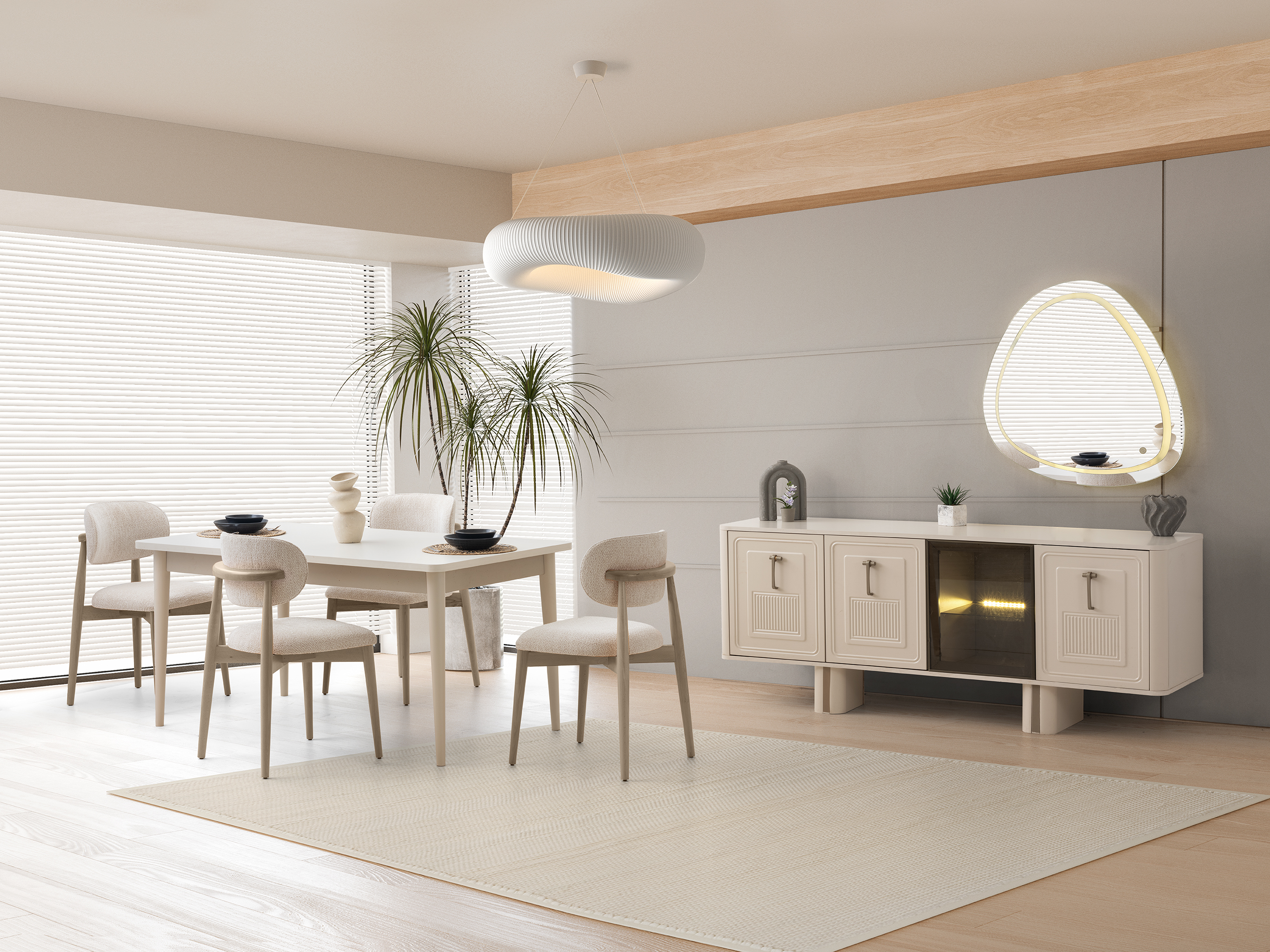 TORİNO YEMEK ODASI (%100 MDF)